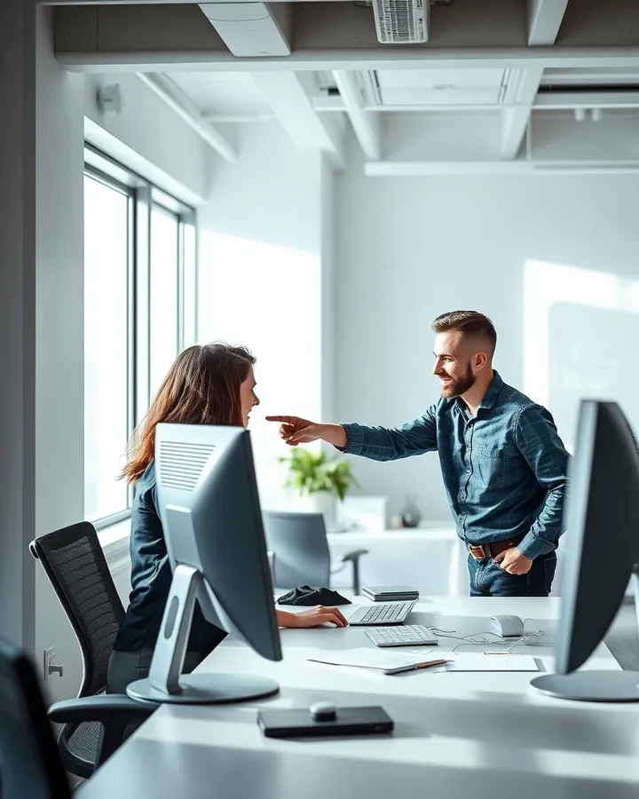Deux professionnels du web travaillent sur un site internet